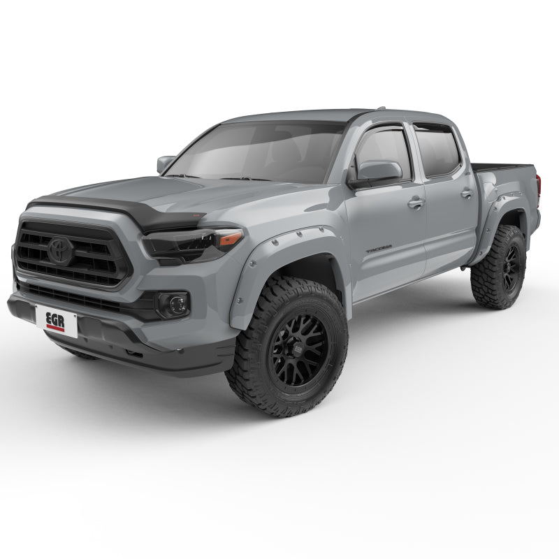 EGR 16+ Toyota Tacoma w/Mudflap Bolt-On Look Color Match Fender Flares - Set - MagneticGray EGR 16+ Toyota Tacoma w/Mudflap Bolt-On Look Color Match Fender Flares - Set - MagneticGray