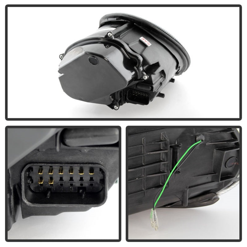 Spyder Porsche 911 05-09 Projector Headlights Xenon/HID Model- DRL LED Blk PRO-YD-P99705-HID-DRL-BK Spyder Porsche 911 05-09 Projector Headlights Xenon/HID Model- DRL LED Blk PRO-YD-P99705-HID-DRL-BK