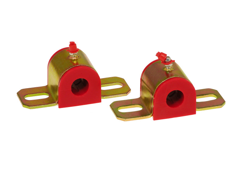 Prothane Universal Greasable Sway Bar Bushings - 3/4in - Type B Bracket - Red Prothane Universal Greasable Sway Bar Bushings - 3/4in - Type B Bracket - Red