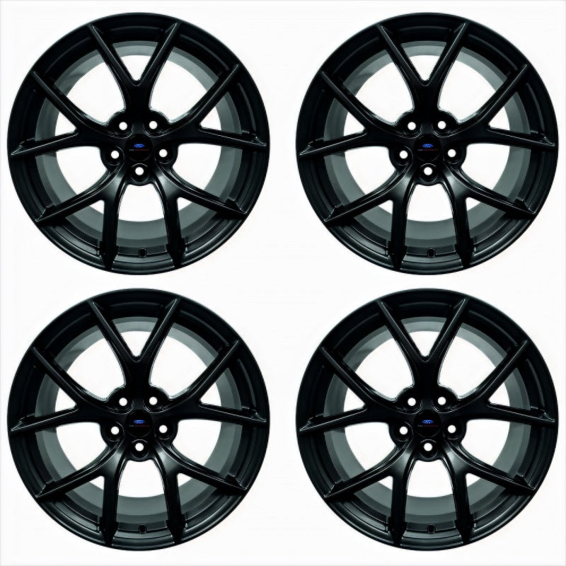 Ford Racing 15-20 Mustang19x9.5in & 19x10in Wheel Kit w/TPMS - Matte Black Ford Racing 15-20 Mustang19x9.5in & 19x10in Wheel Kit w/TPMS - Matte Black