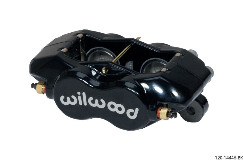 Wilwood Caliper-Forged DynaliteI w/Dust Seal-Black 1.38in Pistons .81in Disc Wilwood Caliper-Forged DynaliteI w/Dust Seal-Black 1.38in Pistons .81in Disc