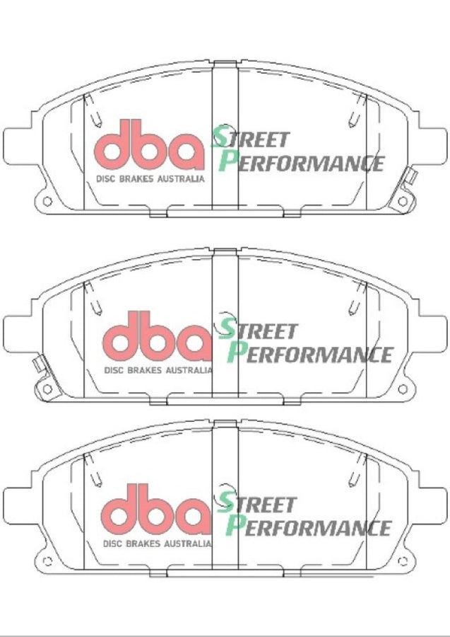 DBA 96-04 Nissan Pathfinder SP500 Front Brake Pads DBA 96-04 Nissan Pathfinder SP500 Front Brake Pads