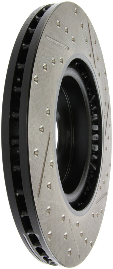 StopTech 02-06 Acura RSX Type S / 06-09 Honda Civic Si Slotted & Drilled Right Front Rotor StopTech 02-06 Acura RSX Type S / 06-09 Honda Civic Si Slotted & Drilled Right Front Rotor