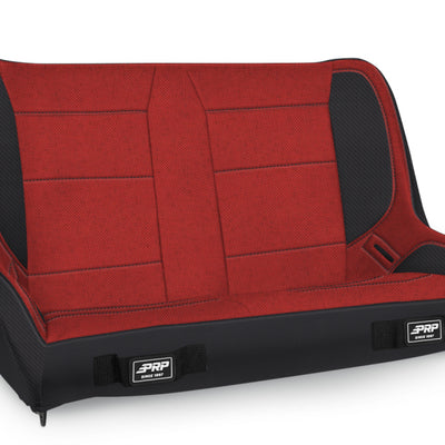 PRP Jeep CJ-7/Wrangler YJ Elite Series Rear Bench- Red