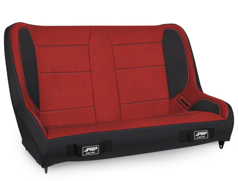 PRP Jeep CJ-7/Wrangler YJ Elite Series Rear Bench- Red PRP Jeep CJ-7/Wrangler YJ Elite Series Rear Bench- Red