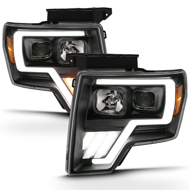 ANZO 2009-2013 Ford F-150 Projector Light Bar G4 Switchback H.L.Black Amber ANZO 2009-2013 Ford F-150 Projector Light Bar G4 Switchback H.L.Black Amber