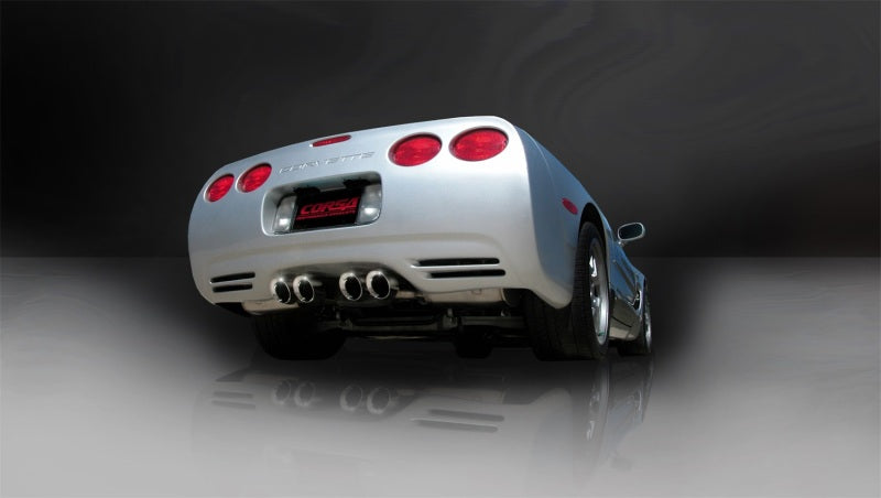 Corsa 1997-2004 Chevrolet Corvette C5 Z06 5.7L V8 Polished Sport Axle-Back Exhaust Corsa 1997-2004 Chevrolet Corvette C5 Z06 5.7L V8 Polished Sport Axle-Back Exhaust