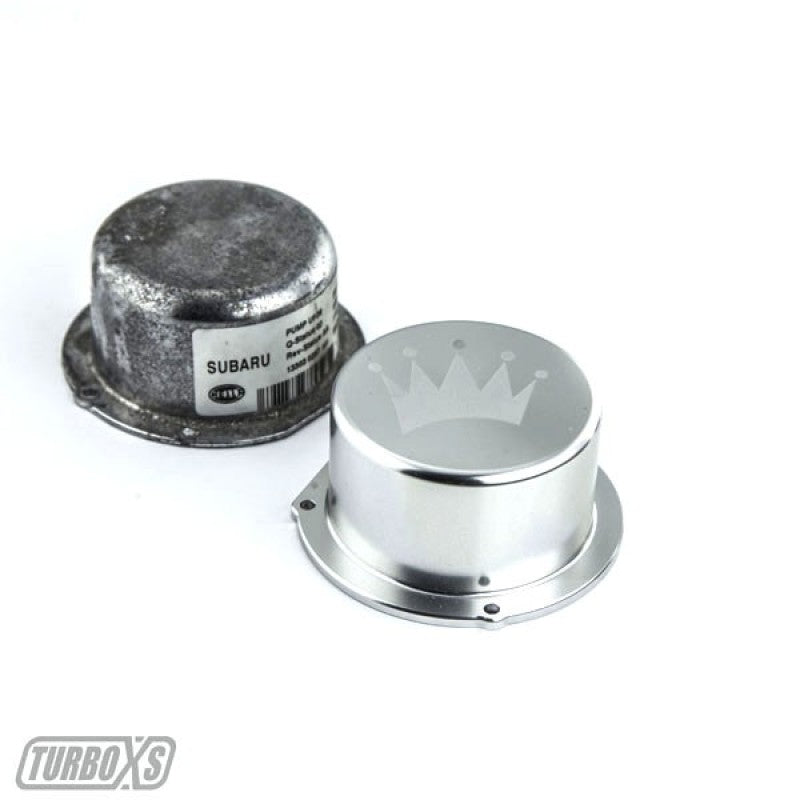 Turbo XS 15-16 Subaru WRX Billet Aluminum Vacuum Pump Cover - Silver Turbo XS 15-16 Subaru WRX Billet Aluminum Vacuum Pump Cover - Silver