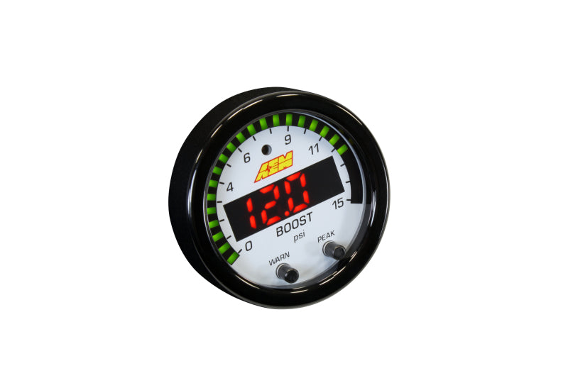 AEM X-Series Pressure 0-15psi Gauge Kit AEM X-Series Pressure 0-15psi Gauge Kit