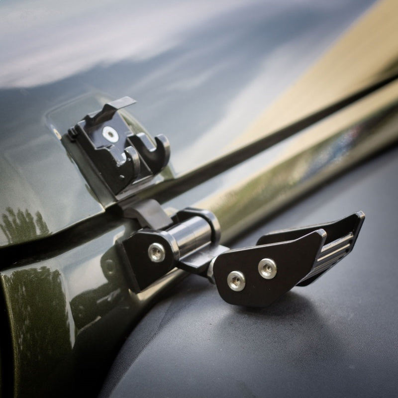Rugged Ridge 07-18 Jeep Wrangler JK Black Hood Catches Rugged Ridge 07-18 Jeep Wrangler JK Black Hood Catches