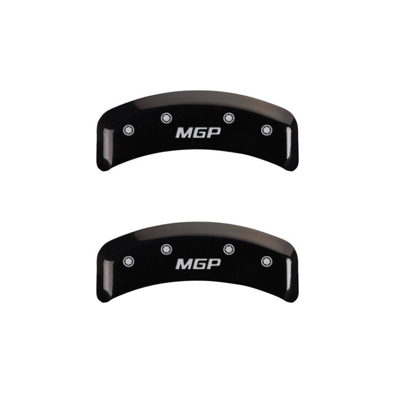 MGP 4 Caliper Covers Engraved Front & Rear MGP Black finish silver ch MGP 4 Caliper Covers Engraved Front & Rear MGP Black finish silver ch