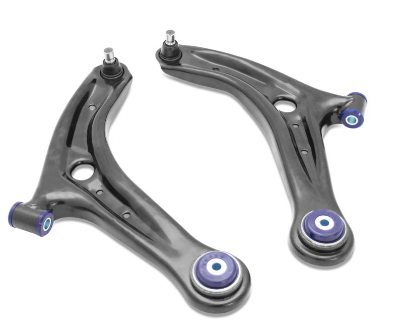 SuperPro 14-19 Ford Fiesta ST Front Lower Control Arm Set w/ Preinstalled SuperPro Bushings SuperPro 14-19 Ford Fiesta ST Front Lower Control Arm Set w/ Preinstalled SuperPro Bushings