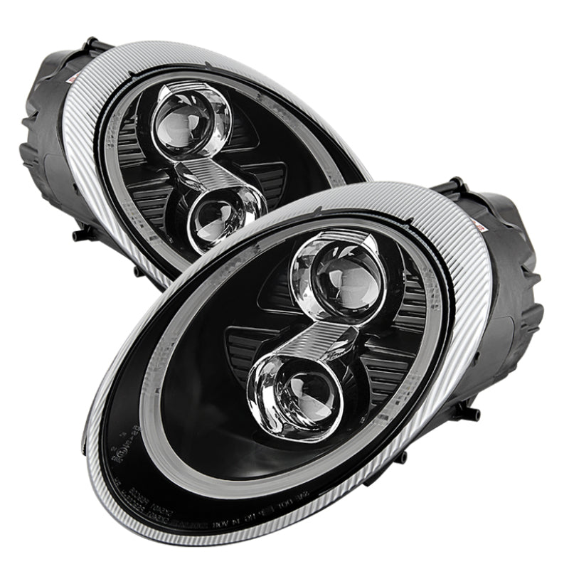 Spyder Porsche 911 05-09 Projector Headlights Xenon/HID Model- DRL LED Blk PRO-YD-P99705-HID-DRL-BK Spyder Porsche 911 05-09 Projector Headlights Xenon/HID Model- DRL LED Blk PRO-YD-P99705-HID-DRL-BK