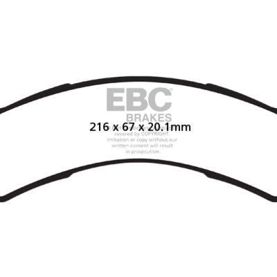 EBC 01-05 Chevrolet Silverado 3500 (2WD) Ultimax2 Rear Brake Pads