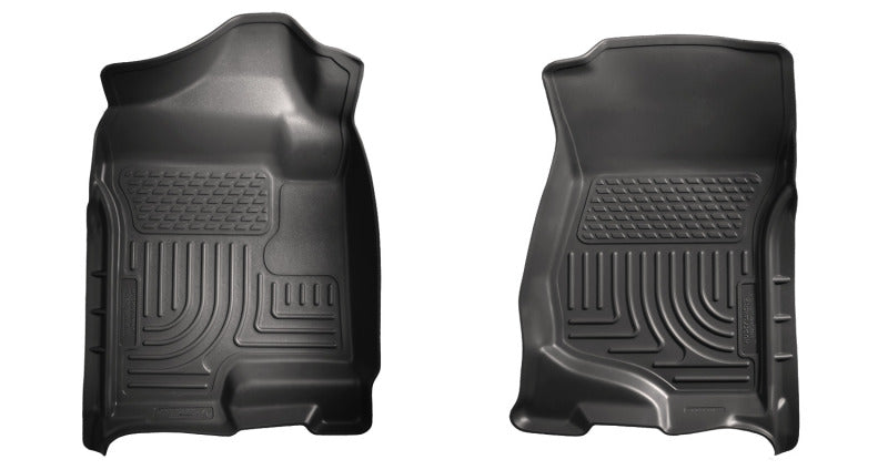 Husky Liners 07-14 Cadillac Escalade ESV/EXT Weatherbeater Black Front Floor Liners Husky Liners 07-14 Cadillac Escalade ESV/EXT Weatherbeater Black Front Floor Liners