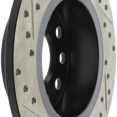 StopTech 11-17 Volkswagen Jetta /Golf / Golf GTI Slotted & Drilled Rear Left Rotor