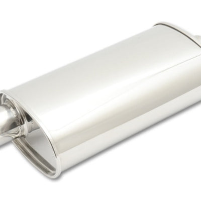Vibrant StreetPower Oval Muff 5in x 9in x 15in long body 3in inlet I.D. x 3in outlet Offset-Center
