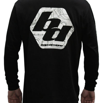 Baja Designs BD Black Mens Long Sleeve Shirt Small