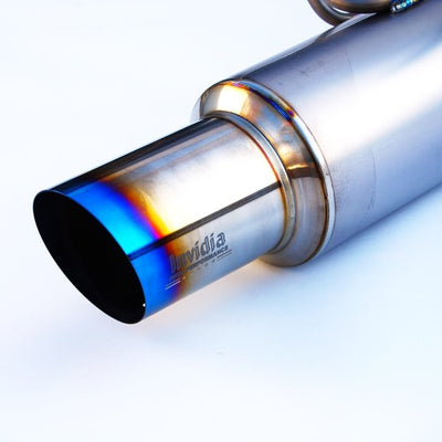 Invidia 08-14 WRX/STi 4 Door 80mm Single Outlet Full Titanium Cat-Back Exhaust
