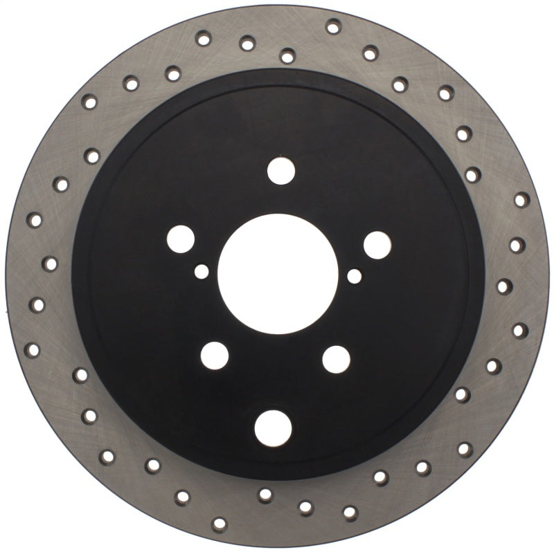 StopTech 08-10 WRX Drilled Left Rear Rotor StopTech 08-10 WRX Drilled Left Rear Rotor