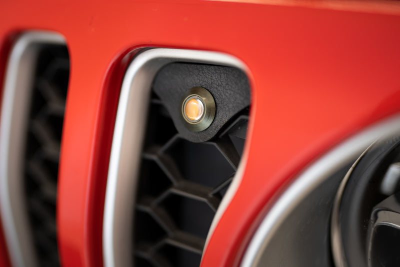 DV8 Offroad 2018+ Jeep JL Grill Amber Marker Lights DV8 Offroad 2018+ Jeep JL Grill Amber Marker Lights