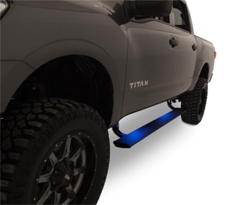 AMP Research 16-18 Nissan Titan All Cabs PowerStep - Black AMP Research 16-18 Nissan Titan All Cabs PowerStep - Black