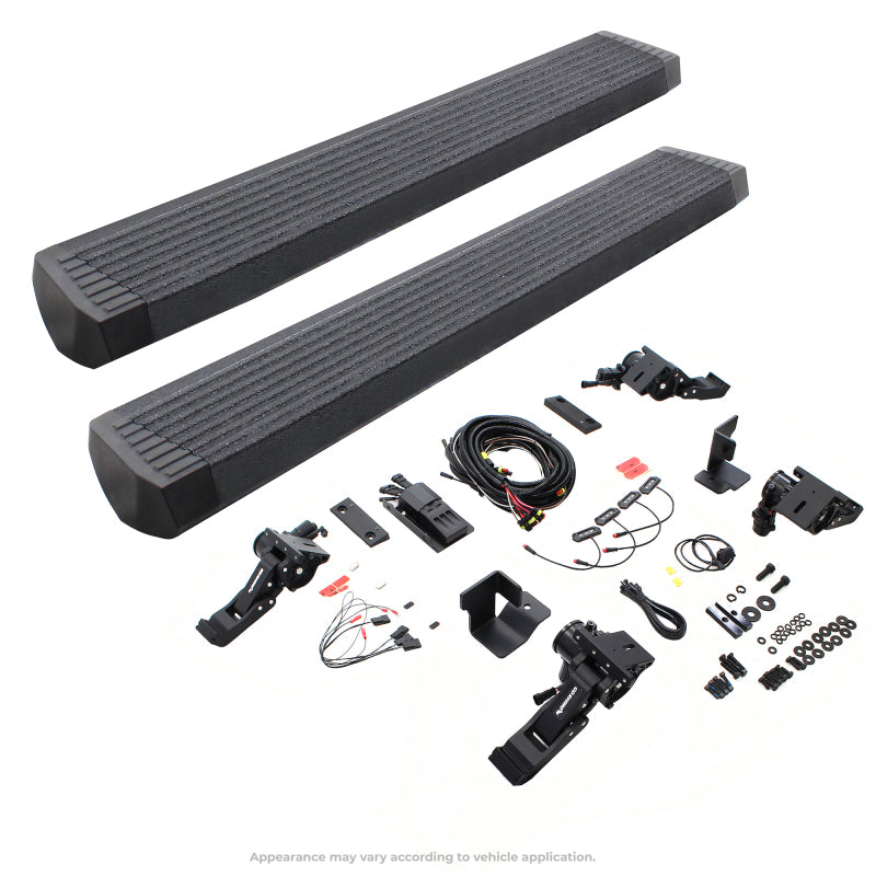 RealTruck 18-24 Jeep Wrangler 2dr VoltStep Electric Running Board Kit (No Drill) - Bedliner Coating RealTruck 18-24 Jeep Wrangler 2dr VoltStep Electric Running Board Kit (No Drill) - Bedliner Coating