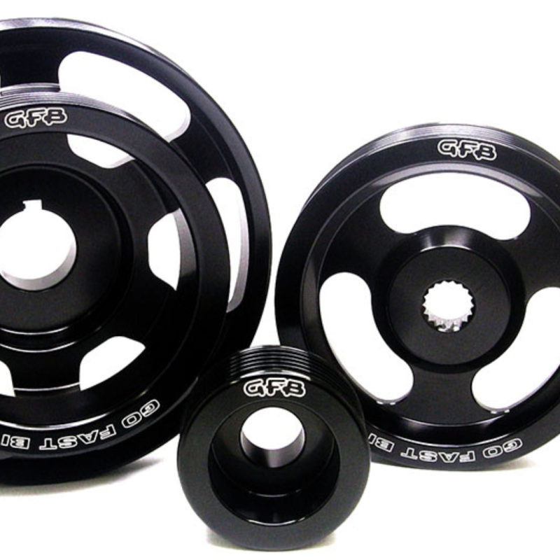 GFB 08+ WRX/STi / 09+ Forester / 03-09 LGT 3 pc Underdrive/Non-Underdrive Pulley Kit GFB 08+ WRX/STi / 09+ Forester / 03-09 LGT 3 pc Underdrive/Non-Underdrive Pulley Kit