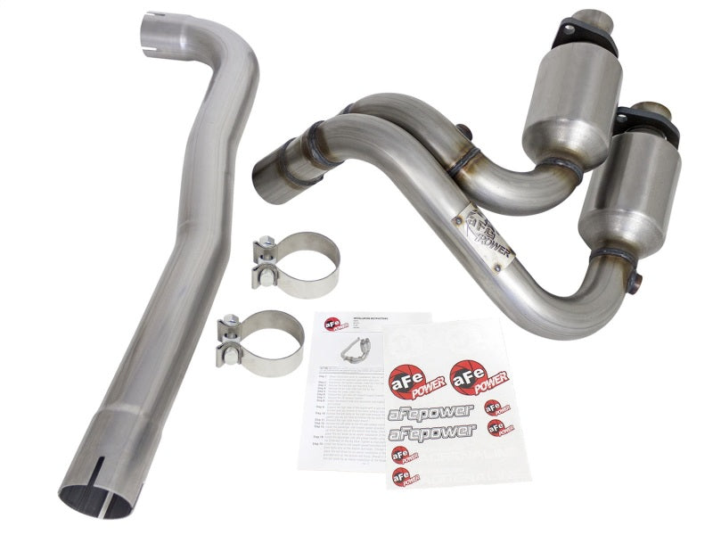 aFe Power Direct Fit Catalytic Converter Replacements Front 04-06 Jeep Wrangler (TJ/LJ) I6-4.0L aFe Power Direct Fit Catalytic Converter Replacements Front 04-06 Jeep Wrangler (TJ/LJ) I6-4.0L