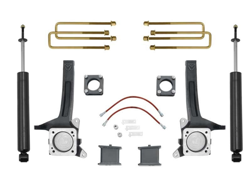 MaxTrac 07- 18 Toyota Tundra 2WD 6in/4in MaxPro Spindle Lift Kit w/MaxTrac Shocks MaxTrac 07- 18 Toyota Tundra 2WD 6in/4in MaxPro Spindle Lift Kit w/MaxTrac Shocks