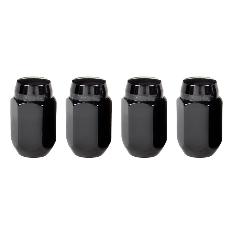 McGard Hex Lug Nut (Cone Seat) M14X1.5 / 22mm Hex / 1.635in. Length (4-Pack) - Black McGard Hex Lug Nut (Cone Seat) M14X1.5 / 22mm Hex / 1.635in. Length (4-Pack) - Black