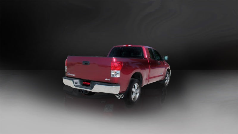 Corsa 2007-2008 Toyota Tundra Double Cab/Crew Max 5.7L V8 Polished Sport Cat-Back Exhaust Corsa 2007-2008 Toyota Tundra Double Cab/Crew Max 5.7L V8 Polished Sport Cat-Back Exhaust