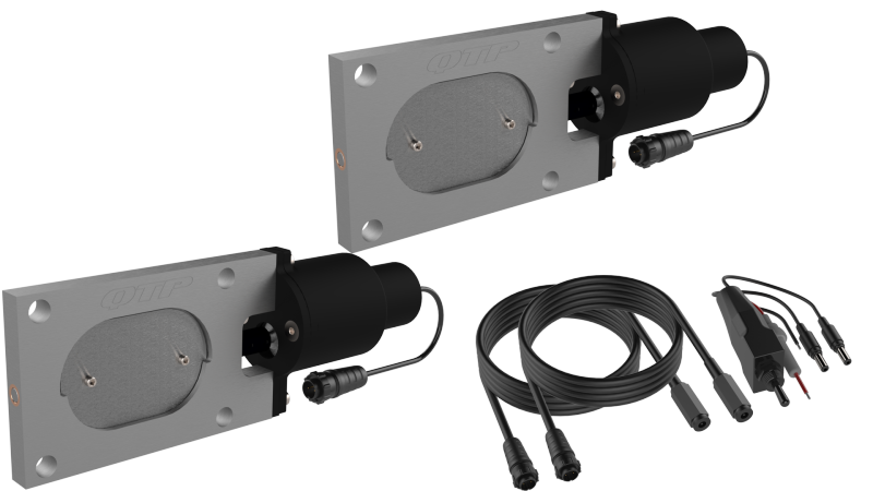 QTP Bolt-On QTEC Dual Low Profile Oval Electric Cutout Valves - Pair QTP Bolt-On QTEC Dual Low Profile Oval Electric Cutout Valves - Pair