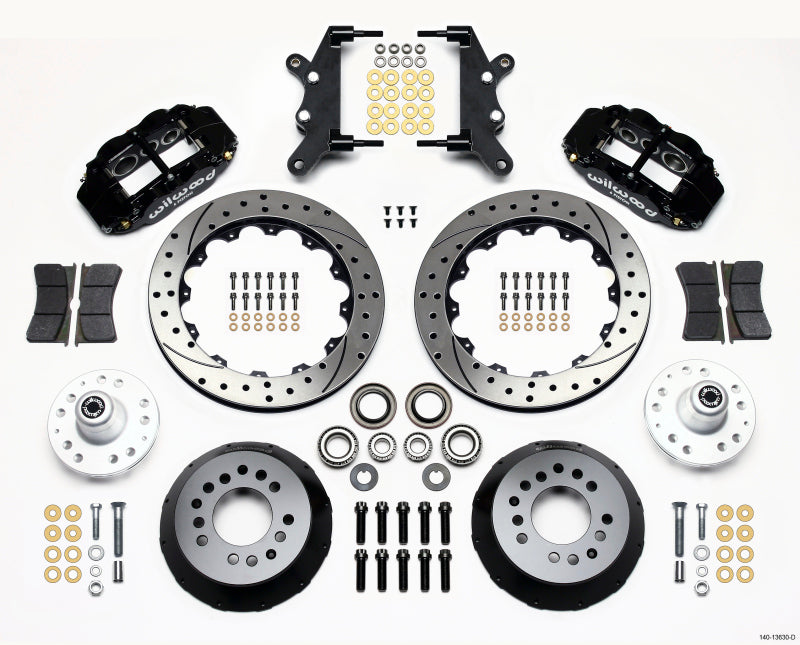Wilwood Narrow Superlite 6R Front Hub Kit 12.88in Drilled 60-68 Ford / Mercury Full Size / Galaxie Wilwood Narrow Superlite 6R Front Hub Kit 12.88in Drilled 60-68 Ford / Mercury Full Size / Galaxie