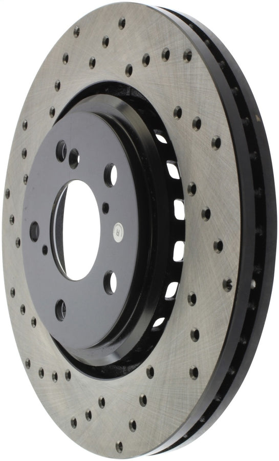 StopTech Sport Cross Drilled Brake Rotor - Front Left StopTech Sport Cross Drilled Brake Rotor - Front Left