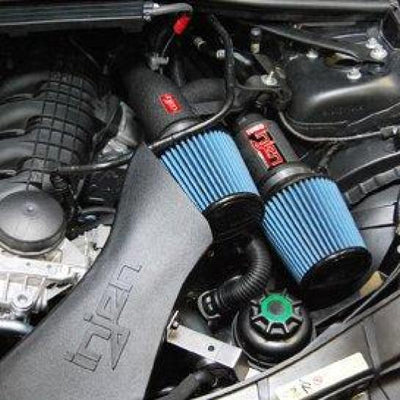 Injen 07-09 335i E92 / 08-09 135i E82 3.0L L6 Twin intake Wrinkle Black Short Ram Intake