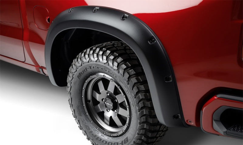 Bushwacker 14-15 Chevrolet Silverado 1500 (6ft & 8ft Beds) Forge Style Flares 4pc - Black Bushwacker 14-15 Chevrolet Silverado 1500 (6ft & 8ft Beds) Forge Style Flares 4pc - Black