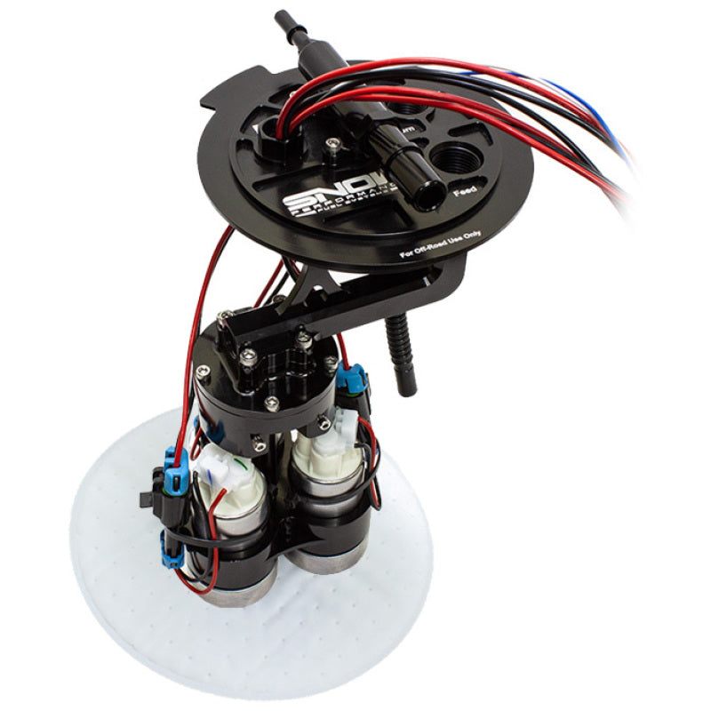 Snow 15-21 Ford F-150 Truck Fuel Hat - Dual Pump Snow 15-21 Ford F-150 Truck Fuel Hat - Dual Pump