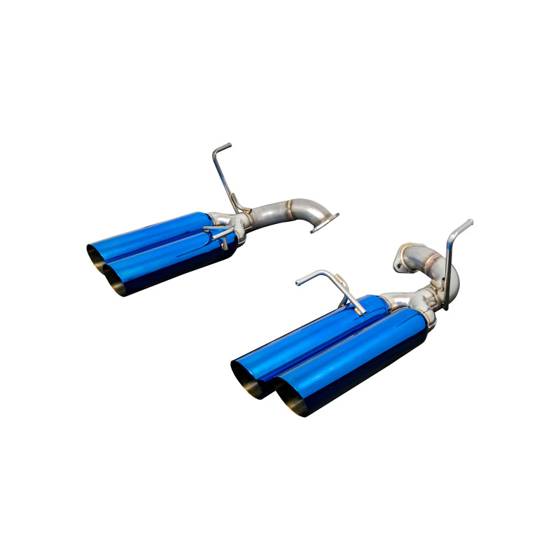 Remark 2015+ Subaru WRX/STI VA Boso Edition Axle Back Exhaust w/ Burnt Blue Single Wall Tip Remark 2015+ Subaru WRX/STI VA Boso Edition Axle Back Exhaust w/ Burnt Blue Single Wall Tip