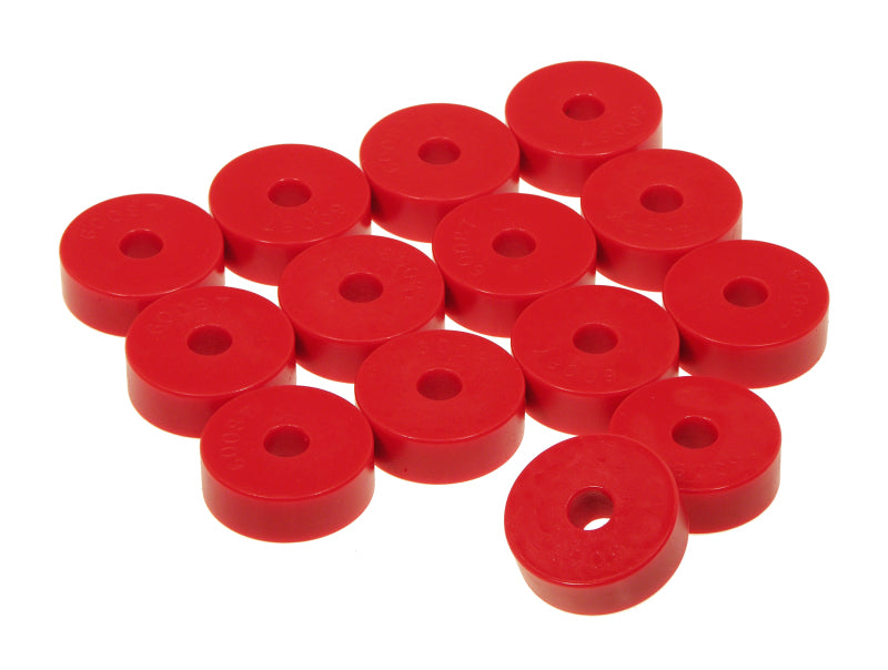 Prothane 55-73 Jeep CJ5 Body Mount 14 Bushing Kit - Red Prothane 55-73 Jeep CJ5 Body Mount 14 Bushing Kit - Red