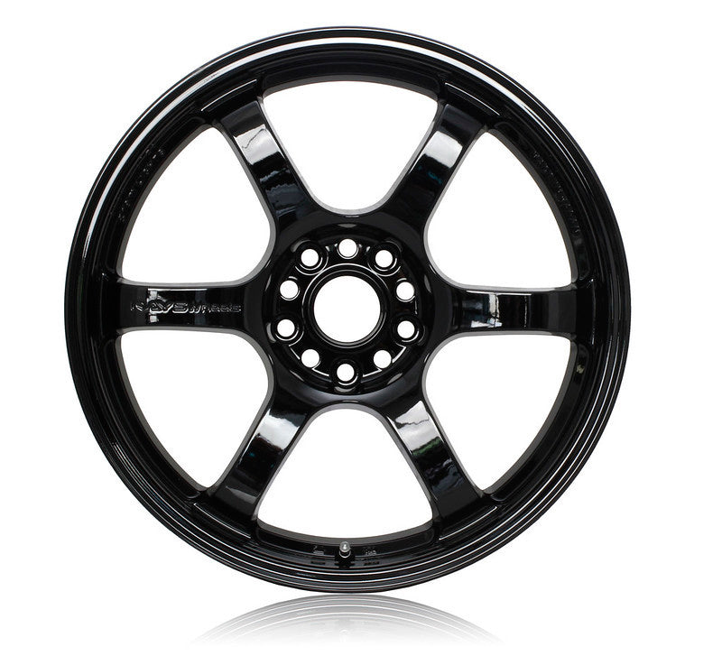 Gram Lights 57DR 18x9.5 +38 5x114.3 Glossy Black Wheel Gram Lights 57DR 18x9.5 +38 5x114.3 Glossy Black Wheel