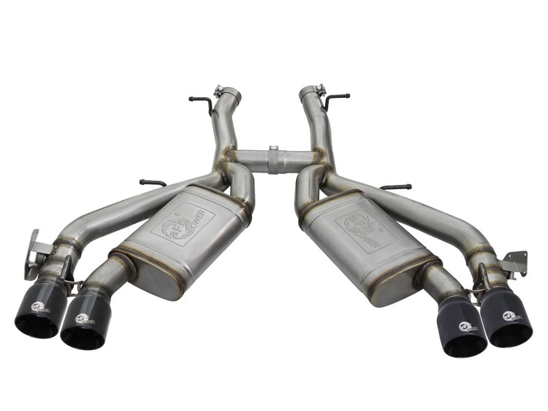 aFe MACHForce XP 3in 304 SS Axle-Back Exhaust Dual Exhaust (NPP) w/ Black Tips 16-17 Camaro SS V8 aFe MACHForce XP 3in 304 SS Axle-Back Exhaust Dual Exhaust (NPP) w/ Black Tips 16-17 Camaro SS V8