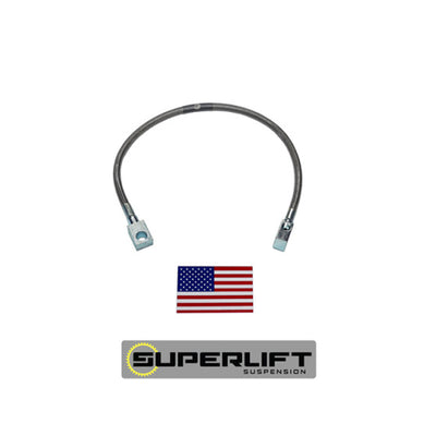 Superlift 66-77 Ford Bronco w/ 3-6in Lift Kit (Single) Bullet Proof Brake Hose