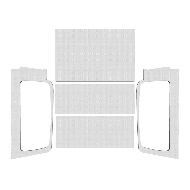 DEI 04-06 Jeep Wrangler LJ Unliminted Headliner Complete Kit - White DEI 04-06 Jeep Wrangler LJ Unliminted Headliner Complete Kit - White