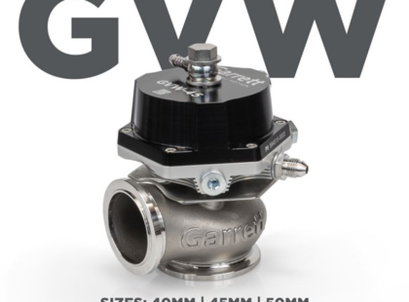 Garrett GVW-50 50mm Wastegate Kit - Black Garrett GVW-50 50mm Wastegate Kit - Black