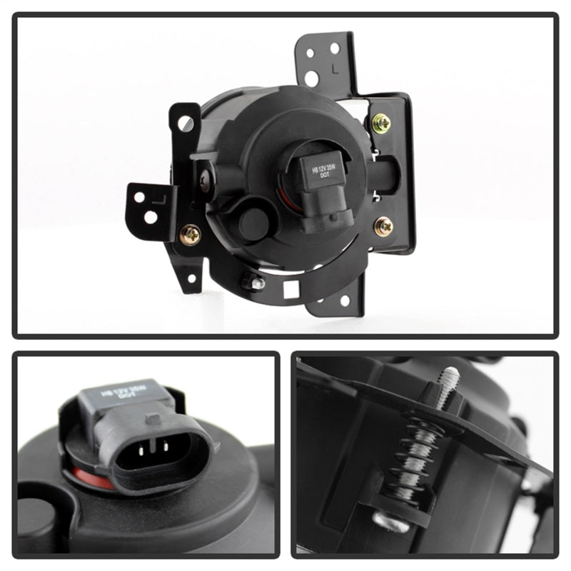 Spyder Mitsubishi Mirage 2014+ OEM Fog Lights w/Switch Clear FL-MM2014-C Spyder Mitsubishi Mirage 2014+ OEM Fog Lights w/Switch Clear FL-MM2014-C