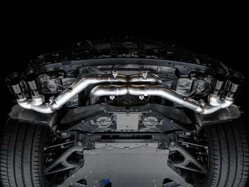AWE Tuning 2020 Chevrolet Corvette (C8) Track Edition Exhaust - Quad Diamond Black Tips AWE Tuning 2020 Chevrolet Corvette (C8) Track Edition Exhaust - Quad Diamond Black Tips