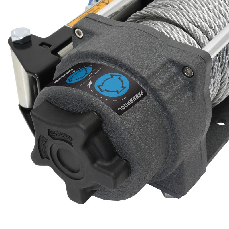 Superwinch 4500 LBS 12V DC 15/64in x 50ft Steel Rope Terra 4500 Winch - Gray Wrinkle Superwinch 4500 LBS 12V DC 15/64in x 50ft Steel Rope Terra 4500 Winch - Gray Wrinkle