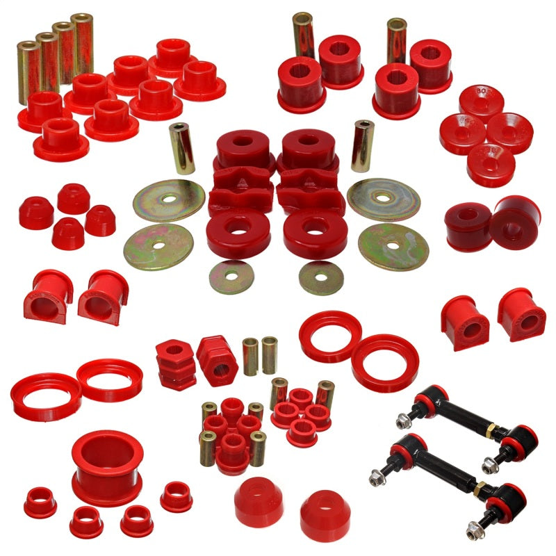 Energy Suspension 97-01 Honda CR-V Master Bushing Set - Red Energy Suspension 97-01 Honda CR-V Master Bushing Set - Red