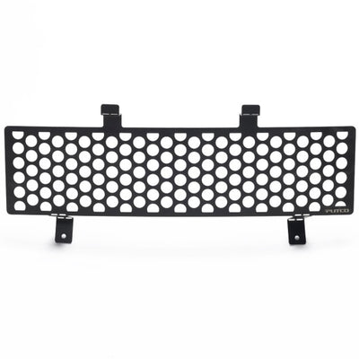 Putco 11-16 Ford SuperDuty - Stainless Steel Black Punch Design Bumper Grille Inserts